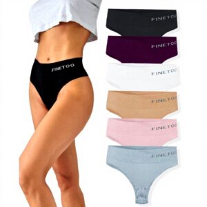 Strings tangas gainants FINETOO 6 pack ventre plat sans