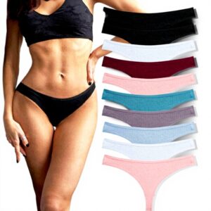 Strings femme FINETOO lot 10 coton lingerie sexy tailles S