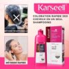 Shampooing colorant noir naturel Karseell couvre cheveux-3