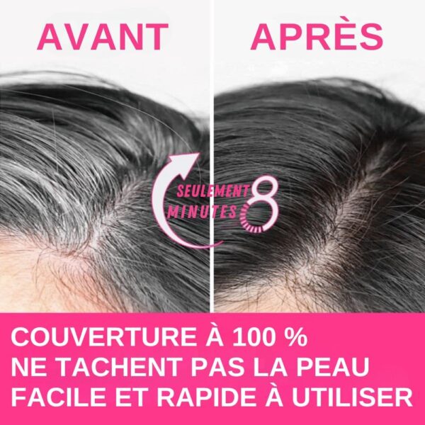 Shampooing colorant noir naturel Karseell couvre cheveux-4