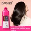 Shampooing colorant noir naturel Karseell couvre cheveux-6