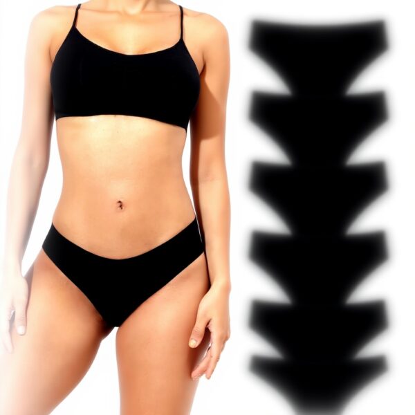 Culotte sans couture femme Levao lot 6 invisible doux