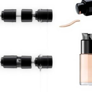 Lot de 8 pompes fond de teint plastique hawfund - Design