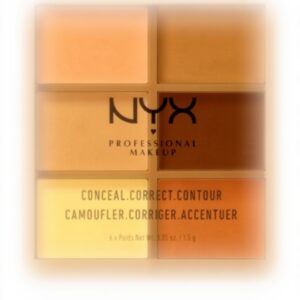 Palette correctrice NYX 3C texture crémeuse anti-cernes Deep